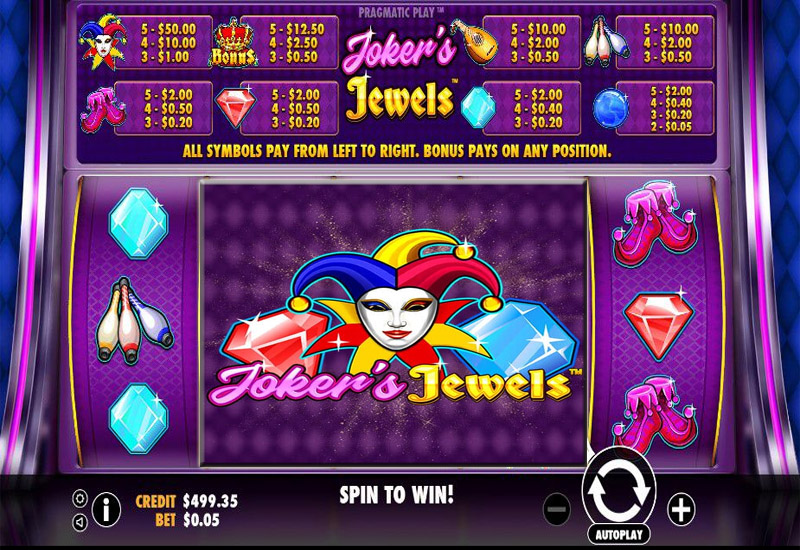 Pragmatic Play Joker's Jewels Permata Permainan Slot